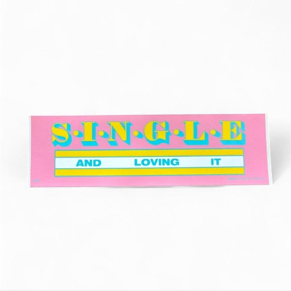 Vintage 80s Bumper Sticker